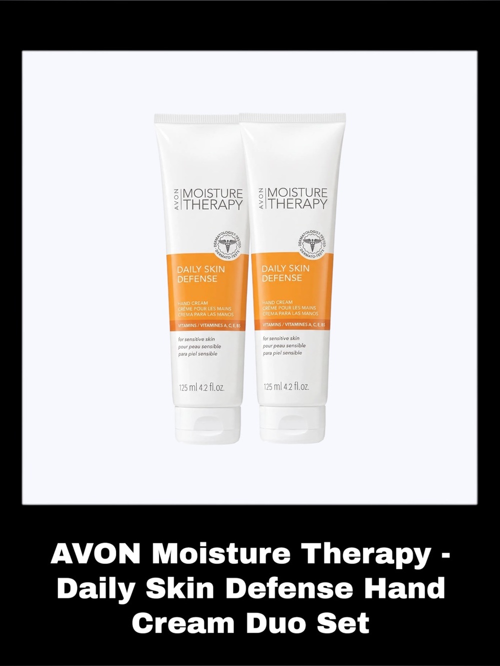 AVON Moisture Therapy - Daily Skin Defense Hand Cream Duo Set